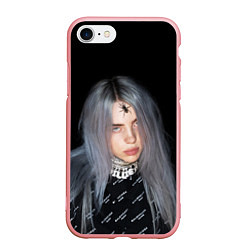 Чехол iPhone 7/8 матовый BILLIE EILISH с Пауком, цвет: 3D-баблгам