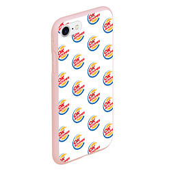 Чехол iPhone 7/8 матовый OK boomer logo, цвет: 3D-светло-розовый — фото 2