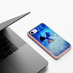 Чехол iPhone 7/8 матовый STALKER ZONE, цвет: 3D-светло-розовый — фото 2