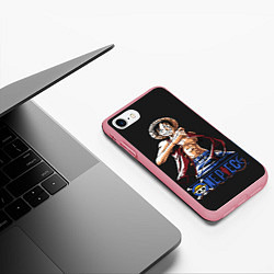 Чехол iPhone 7/8 матовый One Piece, цвет: 3D-баблгам — фото 2