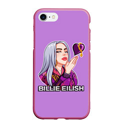 Чехол iPhone 7/8 матовый BILLIE EILISH