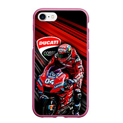 Чехол iPhone 7/8 матовый Andrea Dovizioso