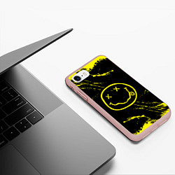 Чехол iPhone 7/8 матовый NIRVANA, цвет: 3D-светло-розовый — фото 2