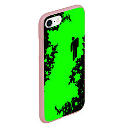 Чехол iPhone 7/8 матовый BILLIE EILISH, цвет: 3D-баблгам — фото 2