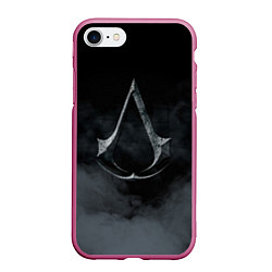 Чехол iPhone 7/8 матовый Assassin’s Creed, цвет: 3D-малиновый