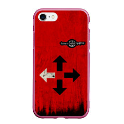 Чехол iPhone 7/8 матовый THREE DAYS GRACE RED