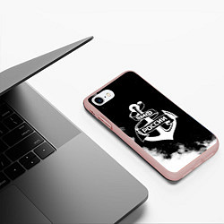 Чехол iPhone 7/8 матовый ВМФ России, цвет: 3D-светло-розовый — фото 2
