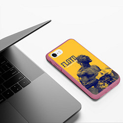 Чехол iPhone 7/8 матовый Floyd, цвет: 3D-малиновый — фото 2