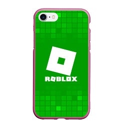 Чехол iPhone 7/8 матовый Roblox, цвет: 3D-малиновый