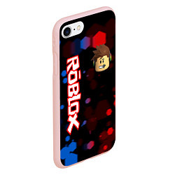 Чехол iPhone 7/8 матовый ROBLOX, цвет: 3D-светло-розовый — фото 2