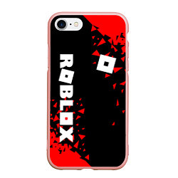 Чехол iPhone 7/8 матовый ROBLOX, цвет: 3D-светло-розовый