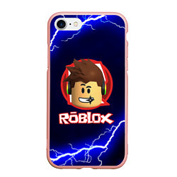 Чехол iPhone 7/8 матовый ROBLOX, цвет: 3D-светло-розовый