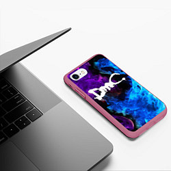 Чехол iPhone 7/8 матовый DEVIL MAY CRY DMC, цвет: 3D-малиновый — фото 2