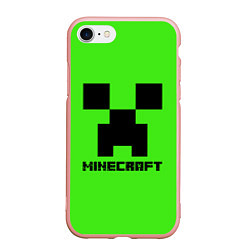 Чехол iPhone 7/8 матовый MINECRAFT