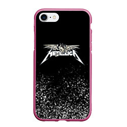 Чехол iPhone 7/8 матовый Металлика Metallica