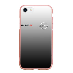 Чехол iPhone 7/8 матовый NISSAN NISMO, цвет: 3D-светло-розовый