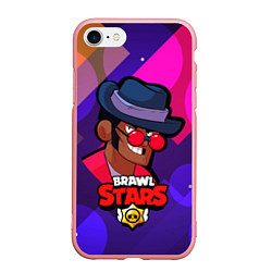 Чехол iPhone 7/8 матовый Brawl stars Брок, цвет: 3D-баблгам