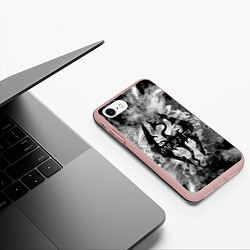Чехол iPhone 7/8 матовый THE ELDER SCROLLS, цвет: 3D-светло-розовый — фото 2