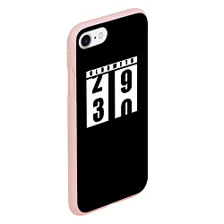 Чехол iPhone 7/8 матовый OLDOMETR 30 лет, цвет: 3D-светло-розовый — фото 2