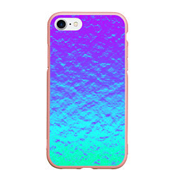 Чехол iPhone 7/8 матовый ПЕРЛАМУТР, цвет: 3D-светло-розовый