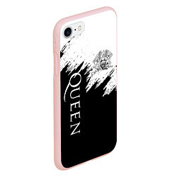 Чехол iPhone 7/8 матовый QUEEN, цвет: 3D-светло-розовый — фото 2