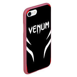 Чехол iPhone 7/8 матовый Venum спина, цвет: 3D-малиновый — фото 2
