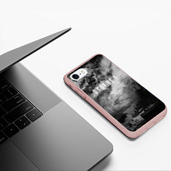 Чехол iPhone 7/8 матовый STALKER, цвет: 3D-светло-розовый — фото 2