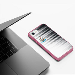 Чехол iPhone 7/8 матовый Форма Нью Кстла, цвет: 3D-малиновый — фото 2