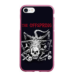 Чехол iPhone 7/8 матовый Offspring, цвет: 3D-малиновый