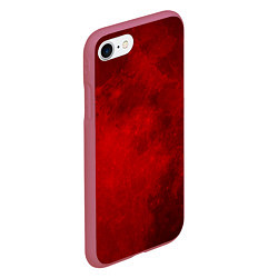 Чехол iPhone 7/8 матовый МАРС, цвет: 3D-малиновый — фото 2