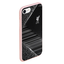 Чехол iPhone 7/8 матовый Liverpool F C, цвет: 3D-светло-розовый — фото 2