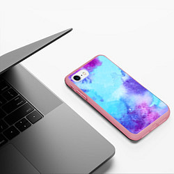 Чехол iPhone 7/8 матовый Краски, цвет: 3D-баблгам — фото 2