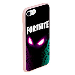 Чехол iPhone 7/8 матовый FORTNITE, цвет: 3D-светло-розовый — фото 2