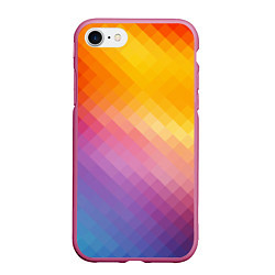 Чехол iPhone 7/8 матовый Пикси, цвет: 3D-малиновый