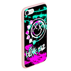 Чехол iPhone 7/8 матовый Blink-182 6, цвет: 3D-светло-розовый — фото 2