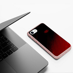 Чехол iPhone 7/8 матовый JAWA, цвет: 3D-светло-розовый — фото 2