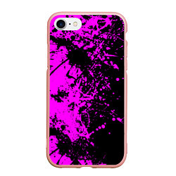 Чехол iPhone 7/8 матовый Чёрная магия, цвет: 3D-светло-розовый