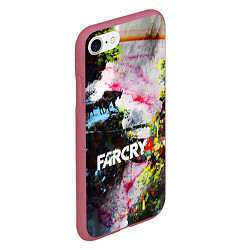 Чехол iPhone 7/8 матовый FARCRY4, цвет: 3D-малиновый — фото 2