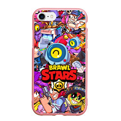 Чехол iPhone 7/8 матовый BRAWL STARS NANI, цвет: 3D-баблгам