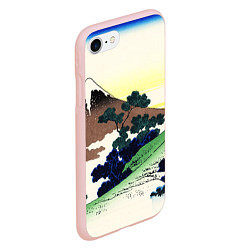 Чехол iPhone 7/8 матовый ЯПОНИЯ, цвет: 3D-светло-розовый — фото 2