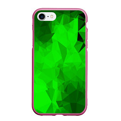 Чехол iPhone 7/8 матовый GREEN, цвет: 3D-малиновый
