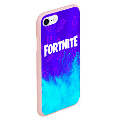 Чехол iPhone 7/8 матовый FORTNITE ФОРТНАЙТ, цвет: 3D-светло-розовый — фото 2