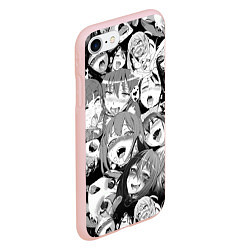 Чехол iPhone 7/8 матовый СЕНПАЙ SENPAI, цвет: 3D-светло-розовый — фото 2