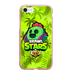 Чехол iPhone 7/8 матовый BRAWL STARS SPIKE СПАЙК