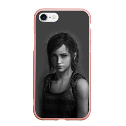 Чехол iPhone 7/8 матовый THE LAST OF US, цвет: 3D-светло-розовый