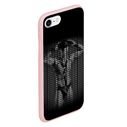 Чехол iPhone 7/8 матовый Dungeon Master Grey, цвет: 3D-светло-розовый — фото 2