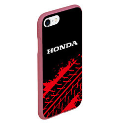 Чехол iPhone 7/8 матовый HONDA ХОНДА, цвет: 3D-малиновый — фото 2