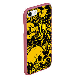 Чехол iPhone 7/8 матовый Deep Purple, цвет: 3D-малиновый — фото 2