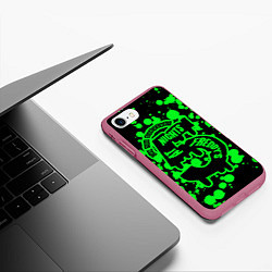 Чехол iPhone 7/8 матовый Five Nights at Freddy, цвет: 3D-малиновый — фото 2