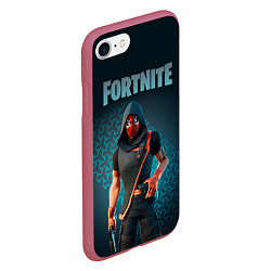 Чехол iPhone 7/8 матовый Street Serpent Fortnite, цвет: 3D-малиновый — фото 2